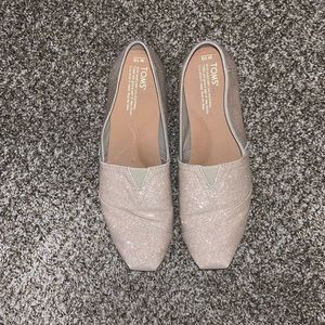 Gold Glitter Toms